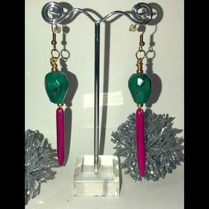 Beautifully hand wired earrings!